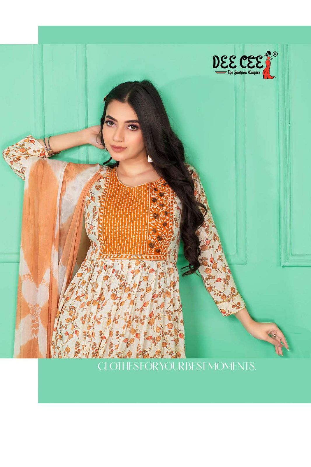 Pragati By Deecee Printed Naira Cut Kurti With Bottom Dupatta Wholesale Clothing Suppliers In India
